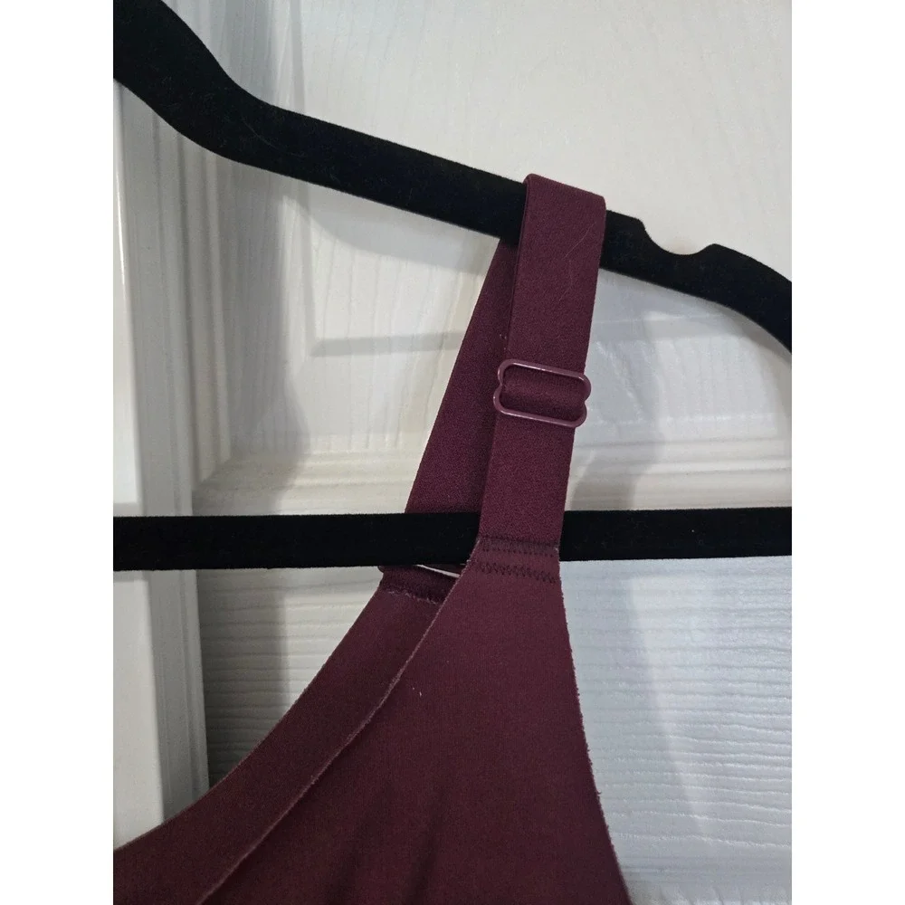 Honeylove Shaping Tank Camisole Lot 2 Beige maroon V-Neck XL Smoothing